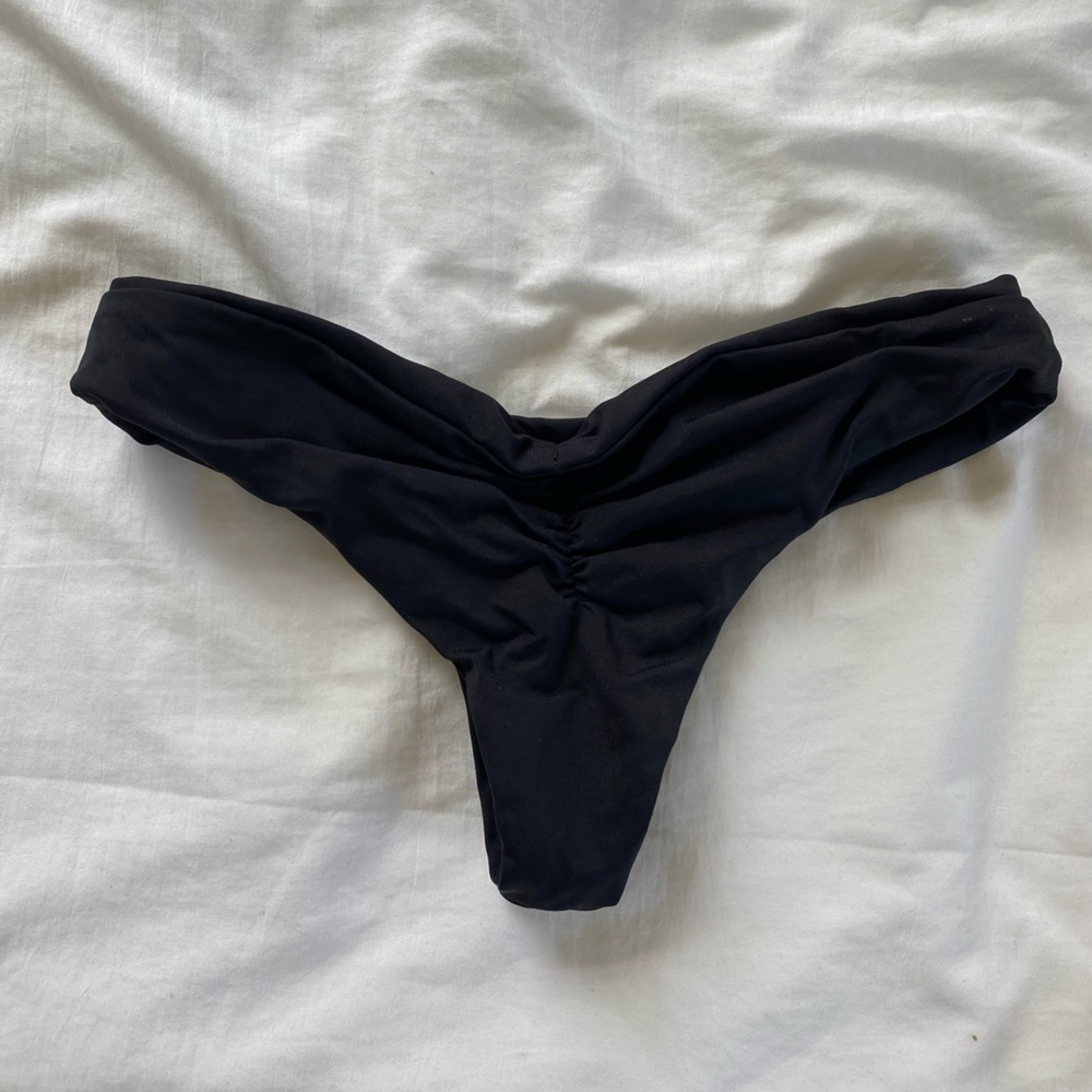Midori ruched Brayden bikini bottoms size s